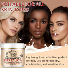 Manuka Honey Tallow Cream – Triple Moisturizing & Firming