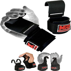 Mrx Weight Lifting Metal Hooks Gym Bodybuilding Workout Deadlift 3 Styles