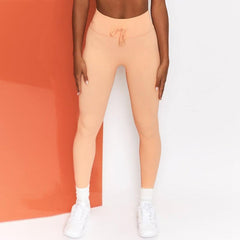 Ribbed High-Waisted Yoga Pants | Soft, Breathable Fitness Leggings
