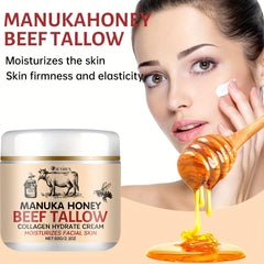 Manuka Honey Tallow Cream – Triple Moisturizing & Firming