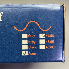 THERA Weighted Blanket Sz 42" x 66", Relaxing Aqua