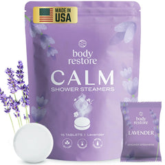Body Restore Shower Steamers Aromatherapy 15 Pack