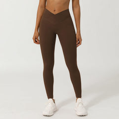 V-Shaped High-Waisted Yoga Pants | Skinny Fit Workout Pants for Fitness & Yoga