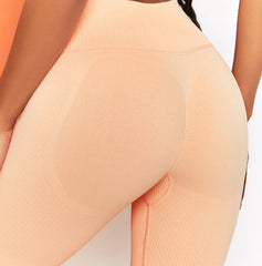 Ribbed High-Waisted Yoga Pants | Soft, Breathable Fitness Leggings