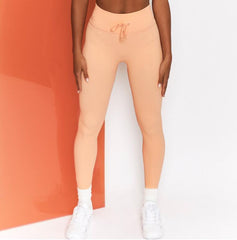 Ribbed High-Waisted Yoga Pants | Soft, Breathable Fitness Leggings