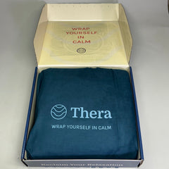 THERA Weighted Blanket Sz 42" x 66", Relaxing Aqua