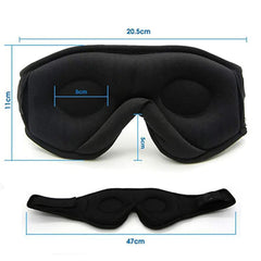 Bluetooth Sleep Mask – 3D Eye Mask with Built-In HD Speakers