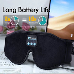 Bluetooth Sleep Mask – 3D Eye Mask with Built-In HD Speakers