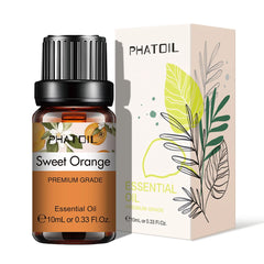 PHATOIL 10ml Aromatherapy Essential Oils – Lavender, Eucalyptus, Bergamot, Juniper & Pine Needles