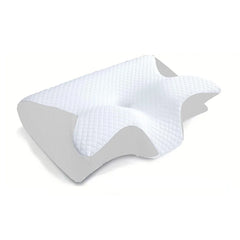 1pc Memory Foam Cervical Pillow – 2-in-1 Ergonomic Contour Orthopedic Neck Support