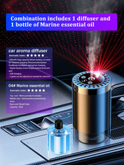Rechargeable Car Aroma Diffuser with Starry Sky Lights