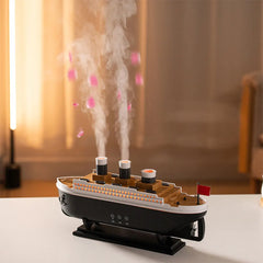 Titanic Ship Diffuser – LED Aromatherapy Humidifier with Auto Shut-Off