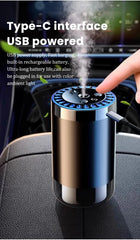 Rechargeable Car Aroma Diffuser with Starry Sky Lights