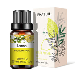 PHATOIL 10ml Aromatherapy Essential Oils – Lavender, Eucalyptus, Bergamot, Juniper & Pine Needles