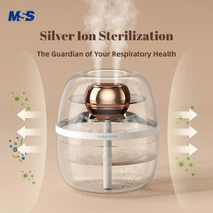 MSS 2-in-1 Air Purifier & Humidifier – Double Nozzle with Night Light