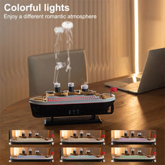 Titanic Ship Diffuser – LED Aromatherapy Humidifier with Auto Shut-Off