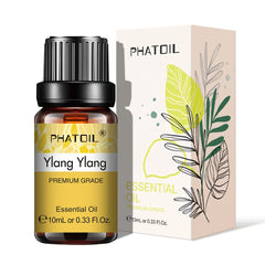PHATOIL 10ml Aromatherapy Essential Oils – Lavender, Eucalyptus, Bergamot, Juniper & Pine Needles