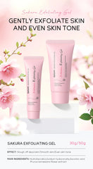 Sakura Exfoliating Peeling Gel – Moisturizing Facial Scrub
