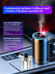 Rechargeable Car Aroma Diffuser with Starry Sky Lights