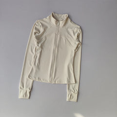 Women’s Yoga Jacket – High-End Long Sleeve Running Top