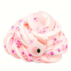 2.37oz Fluffy Two-Tone Butter Slime – Super Soft Stretchy Clay Toy