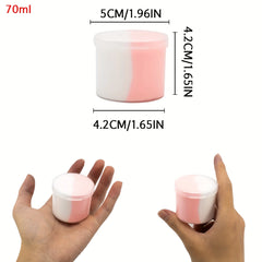 2.37oz Fluffy Two-Tone Butter Slime – Super Soft Stretchy Clay Toy