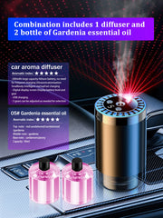 Rechargeable Car Aroma Diffuser with Starry Sky Lights