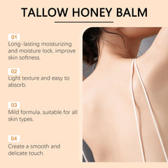 Tallow Honey Cream – Hydrating & Firming Face & Body Moisturizer