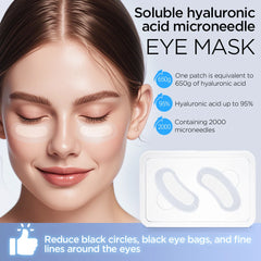 Microneedle Eye Patches – Hyaluronic Acid Anti-Aging & Dark Circle Mask