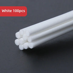 100pcs Reed Diffuser Sticks – 3mm x 8in Fiber Aromatherapy Sticks