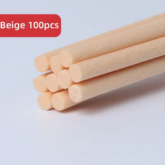 100pcs Reed Diffuser Sticks – 3mm x 8in Fiber Aromatherapy Sticks