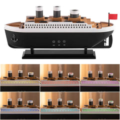 Titanic Ship Diffuser – LED Aromatherapy Humidifier with Auto Shut-Off