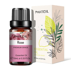 PHATOIL 10ml Aromatherapy Essential Oils – Lavender, Eucalyptus, Bergamot, Juniper & Pine Needles