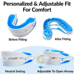 Anti-Snore Mouth Guard – Silicone Bruxism & Sleep Apnea Aid