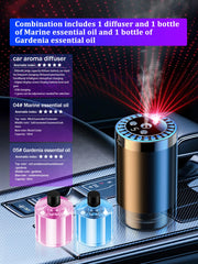 Rechargeable Car Aroma Diffuser with Starry Sky Lights