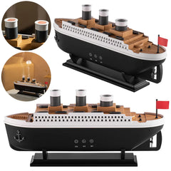 Titanic Ship Diffuser – LED Aromatherapy Humidifier with Auto Shut-Off