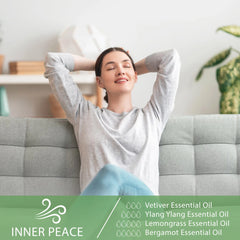 PHATOIL 10ml Aromatherapy Essential Oils – Lavender, Eucalyptus, Bergamot, Juniper & Pine Needles