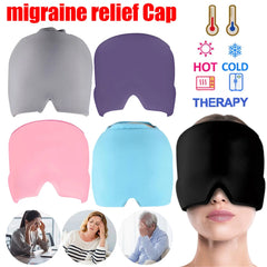 Migraine Relief Ice Cap – Gel Cold Compress Head & Eye Therapy