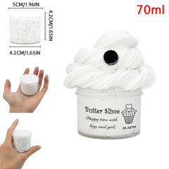 70ml Chocolate Cookies Butter Slime Kit – Soft, Fluffy & Scented DIY Putty