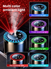 Rechargeable Car Aroma Diffuser with Starry Sky Lights