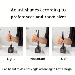 Scented Toilet & Home Diffuser Sticks – 50/100/200pcs Rattan Aroma