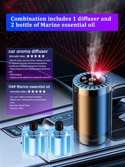 Rechargeable Car Aroma Diffuser with Starry Sky Lights