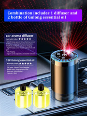 Rechargeable Car Aroma Diffuser with Starry Sky Lights