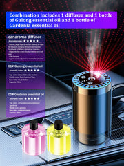 Rechargeable Car Aroma Diffuser with Starry Sky Lights