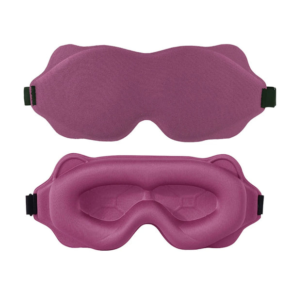 3D Travel Sleep Mask – Light Blocking Eye Patch for Night Sleep