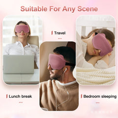 3D Travel Sleep Mask – Light Blocking Eye Patch for Night Sleep