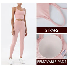 Women’s 2-Piece Sportswear Set – Gym Bra & Leggings