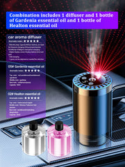 Rechargeable Car Aroma Diffuser with Starry Sky Lights