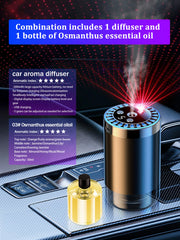 Rechargeable Car Aroma Diffuser with Starry Sky Lights