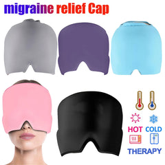 Migraine Relief Ice Cap – Gel Cold Compress Head & Eye Therapy